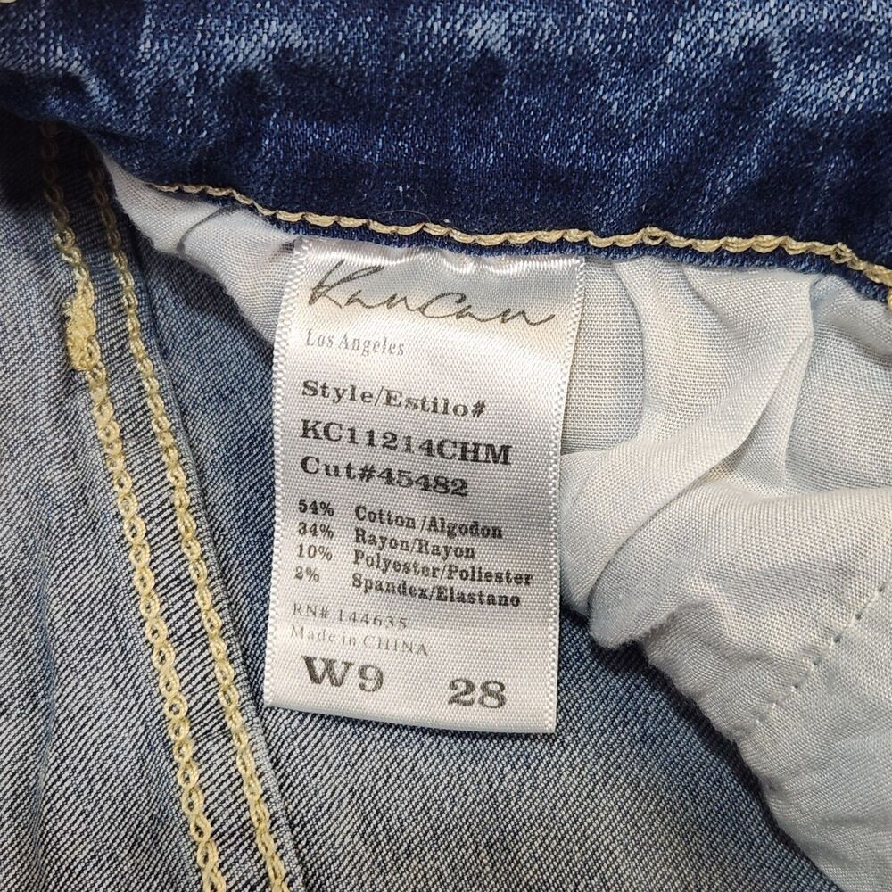 KanCan Mid Rise Skinny Jeans Size 9/28 Medium Wash KC11214CHM - Picture 6 of 10